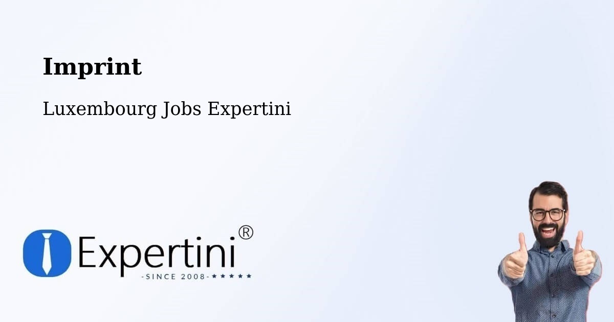 Imprint – Waldbredimus - Luxembourg Jobs Expertini